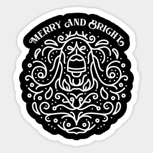 Merry and Bright Sticker